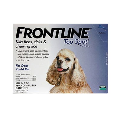 Frontline Top Spot Medium Dogs 23-44lbs (Blue)