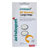 Aristopet Allwormers For Large Dogs 20 Kgs (44lbs)