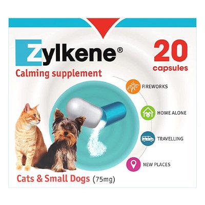 Zylkene Calming Supplement for Cats & Small Dogs 75mg