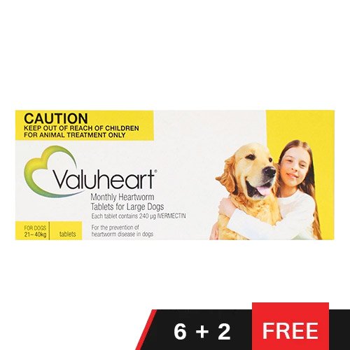 Valuheart For Large Dogs 45- 88 lbs (Gold)