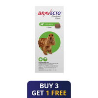 Bravecto for Medium Dogs 22- 44 lbs (Green)