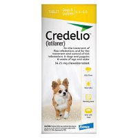 Credelio for Dogs 4.4 to 06 Lbs (56.25 Mg) Yellow