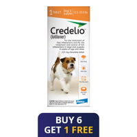 Credelio for Dogs 12 to 25 lbs (225mg) Orange