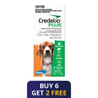 Credelio Plus For Medium Dog 5.5-11kg (Orange)