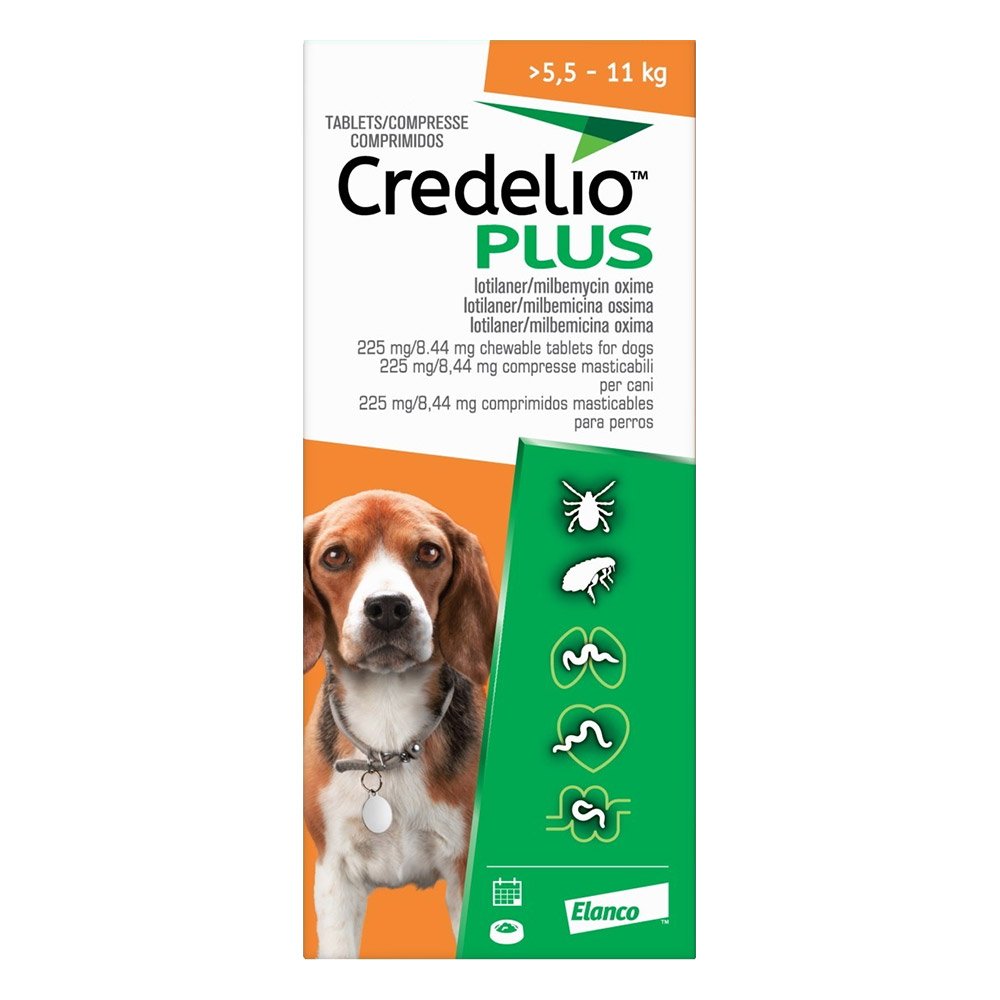 Credelio Plus For Medium Dog 5.5-11kg Orange