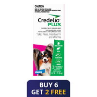 Credelio Plus For Small Dog 2.8-5.5kg (Pink)