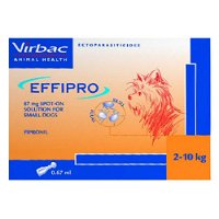 Effipro Spot-On  Small Dogs up to 22 lbs (Orange)