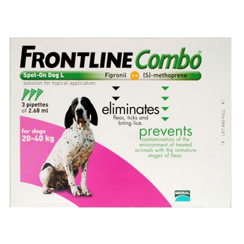 Frontline Plus (COMBO) for Large Dogs 45-88 lbs (Purple)