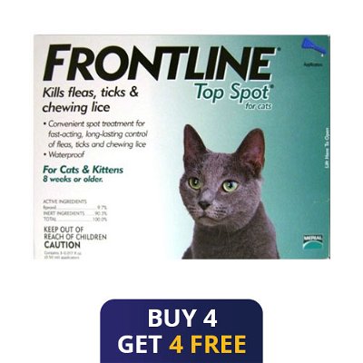 Frontline Top Spot for Cats (Green)