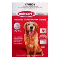 Heartgard Plus Generic Nuheart for Large Dogs 51-100lbs (Red)