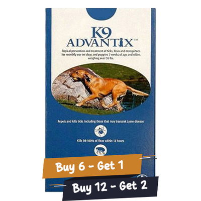 K9 Advantix Extra Large Dogs over 55 lbs (Blue)