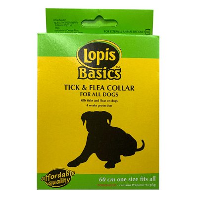 Lopis Basics Tick & Flea Collar for All Dogs 60cm
