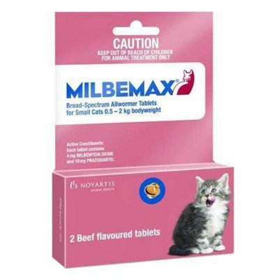 Milbemax  for Cats upto 2Kg