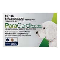 Paragard Allwormer For Small Dogs 11 lbs (5Kg) Blue