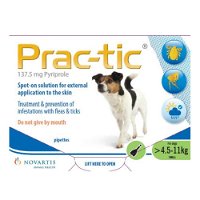 Prac-tic Spot On for Dogs 10-25 lbs (Green)