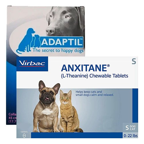 Anxitane Chewable Tablets & Adaptil Collar Combo