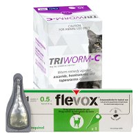 Flevox  & Triworm-C Dewormer Combo