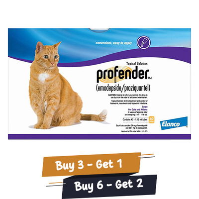 Profender Large Cats (1.12 ml) 11-17.6 lbs