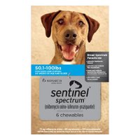 Sentinel Spectrum Chews  for Dogs 50.1-100 lbs (Blue)