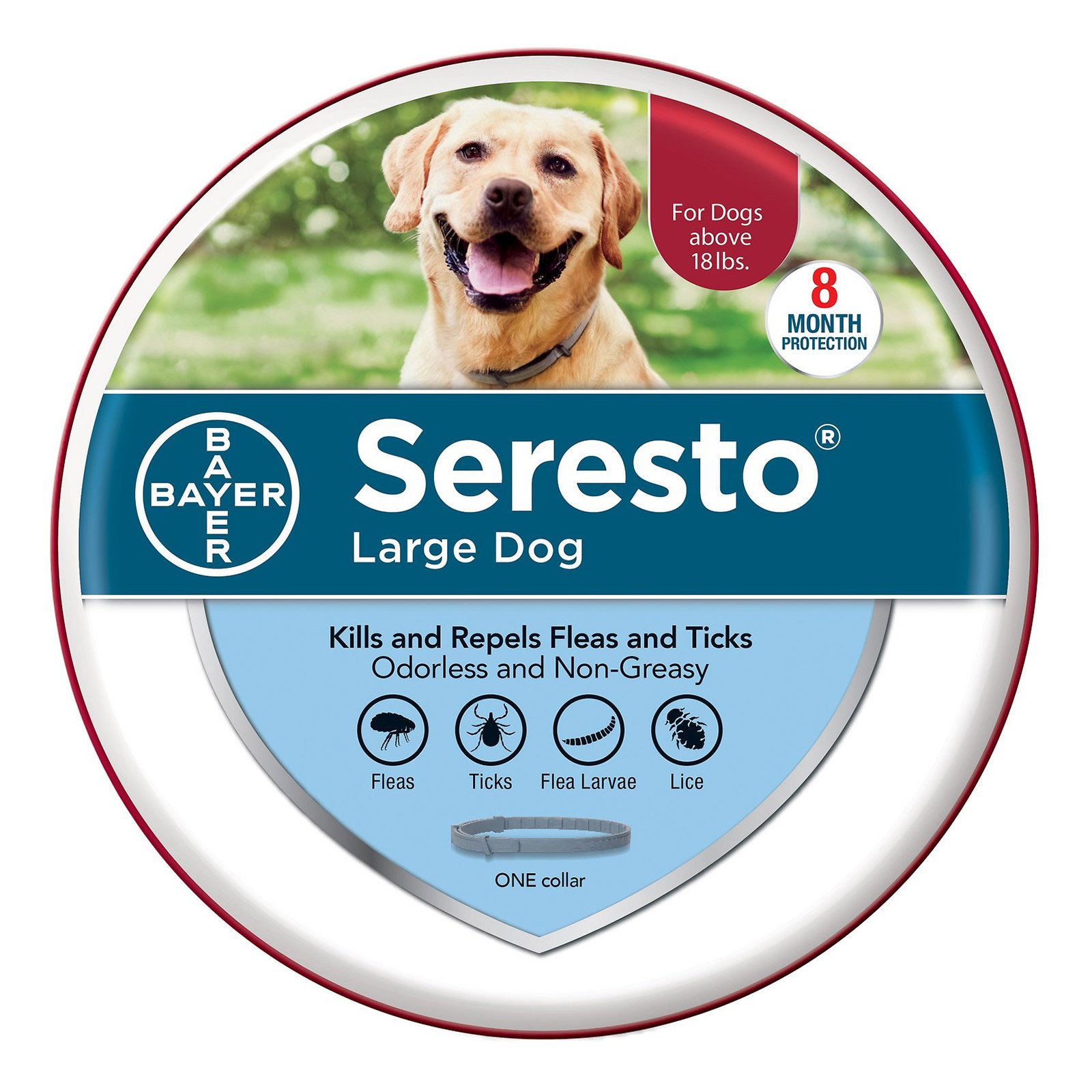Seresto Dog Collar For Large Dogs over 18lbs - 27.5 inch (70 cm)