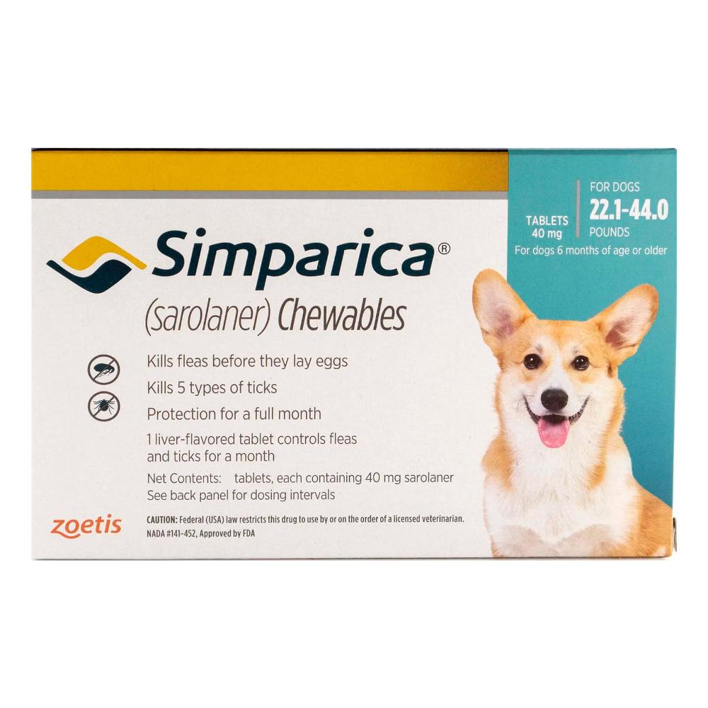 Simparica flea 2025 and tick chewable