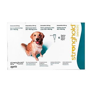Buy Stronghold Dogs 20.1-40.0 Kg 240 Mg (Green) 3 Pipette