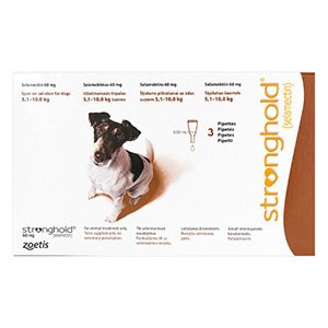 Stronghold Dogs 5.1-10.0 Kg 60 mg (Brown)