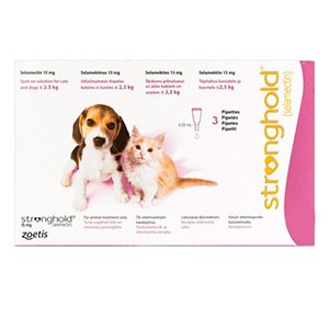 Stronghold Kittens & Puppy Upto 2.6 Kg 15 mg (Rose)